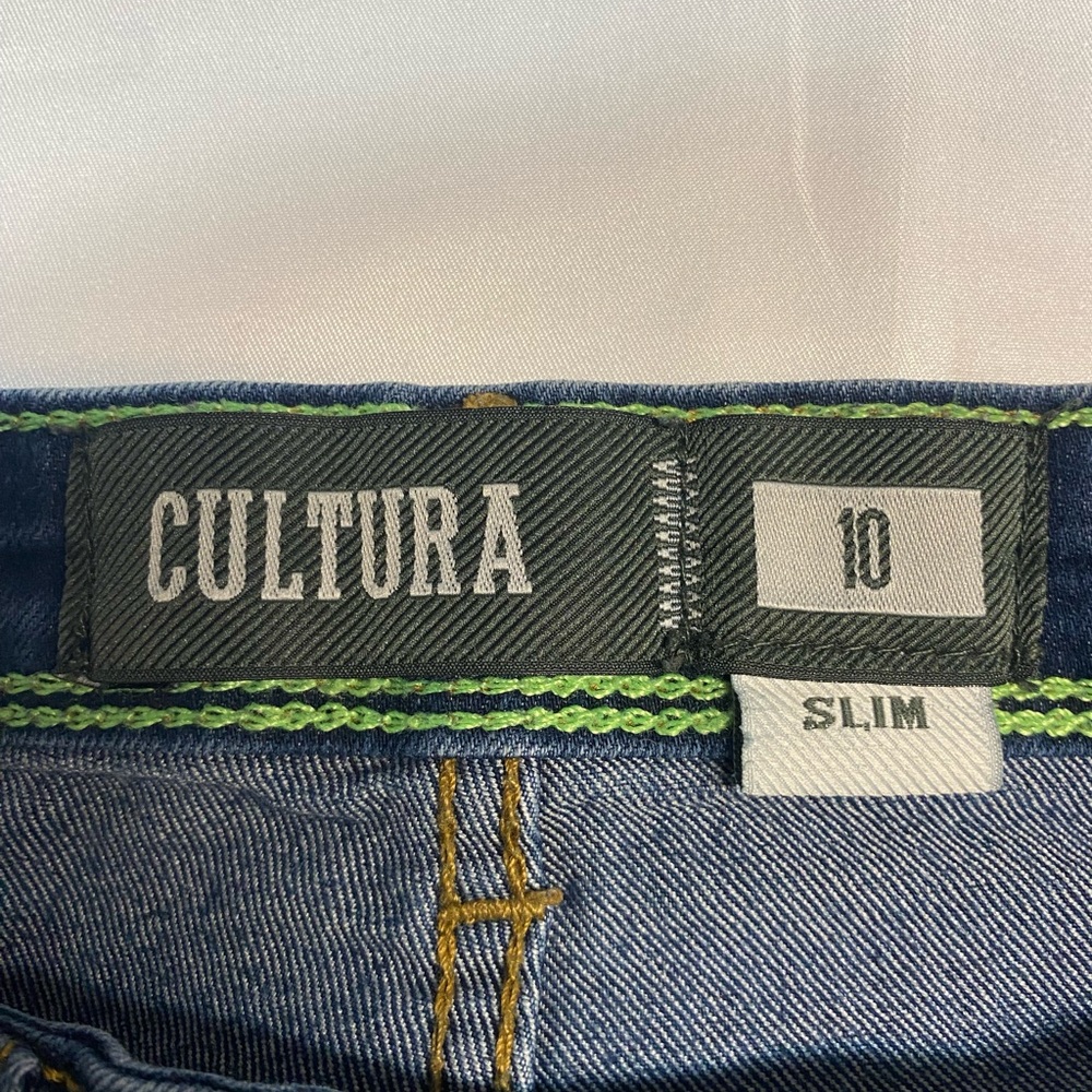 Cultura Denim Jeans Girls 10 Slim - Picture 3 of 4